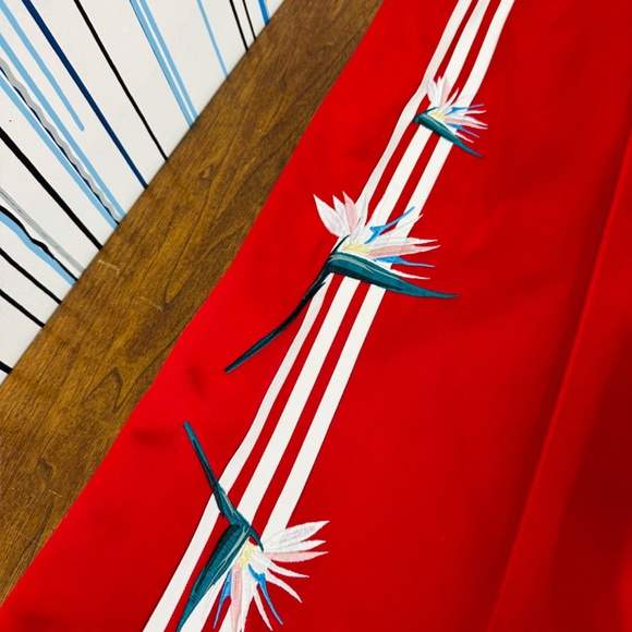 Adidas X Thebe Magugu Embroidered Detail Wide Leg Track Pants Size XS - Picture 8 of 13